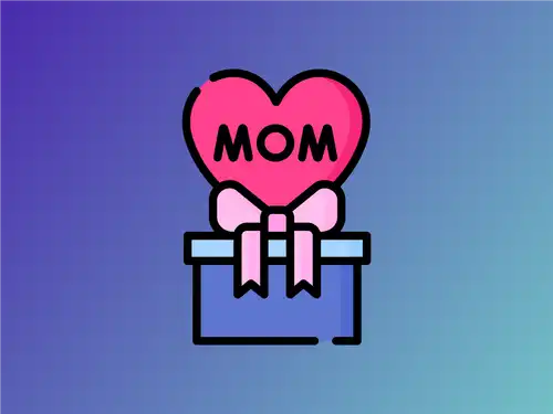 Banner with multiple products that can be gifted to mom on her birthday